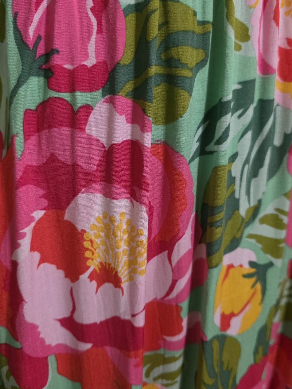 Abel The Label Smocked Strapless Floral Maxi Dress in Tiered Flowy Boho - Picture 4 of 10